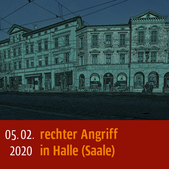 Infografik: 05.02.2020 rechter Angriff in Halle (Saale)